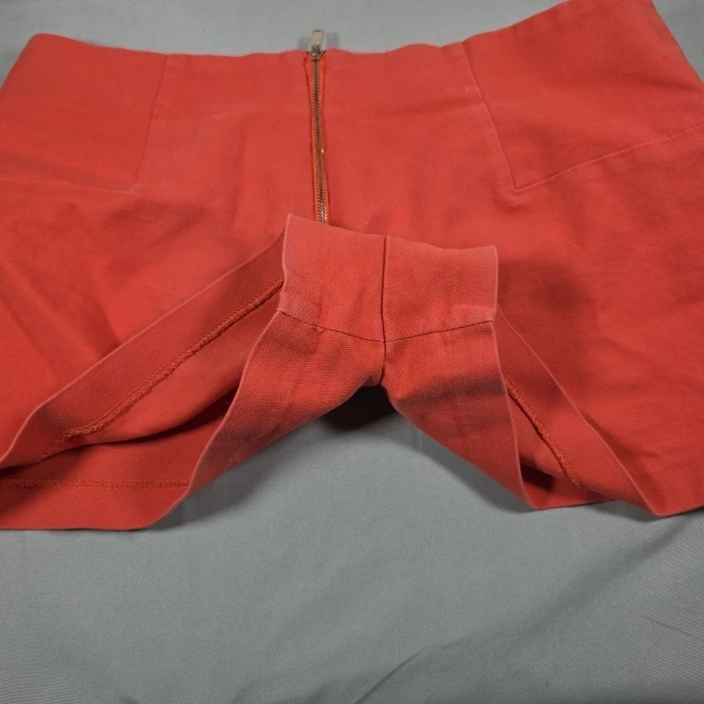 Bershka Women's‎ Orange Summer Shorts Size US 10